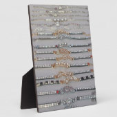 ラブリーディアインドジュエリーハートデザインアートコレクション フォトプラーク (側面)