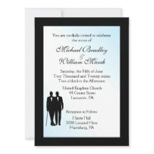 ラブリーデイゲイ結婚式招待状