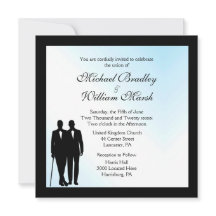 ラブリーデイゲイ結婚式招待状