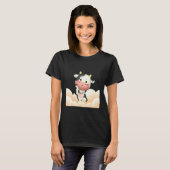 ラブリーデイリーカウズ踊り Tシャツ (正面フル)