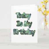 ラブリートゥデイは私の誕生日ハクナマタタ.png カード (黄色い花)