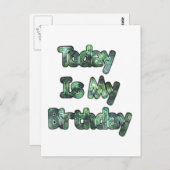 ラブリートゥデイは私の誕生日ハクナマタタ.png ポストカード (正面/裏面)