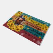 ラブリードアマットボヘミアンギユニークフト ドアマット (アングル)