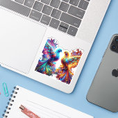 ラブリードブズラブ シール (ノートパソコンとiPhone)