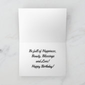 ラブリードラゴンフライ誕生日 カード (内部)