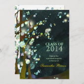 ラブリーナイト卒業パーティー招待状 招待状 (正面/裏面)