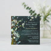 ラブリーナイト小妖精や小人フォレストブライダルシャワー 招待状 (スタンド正面)