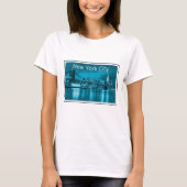 ラブリーニューヨークシティスカイライン Tシャツ (正面)