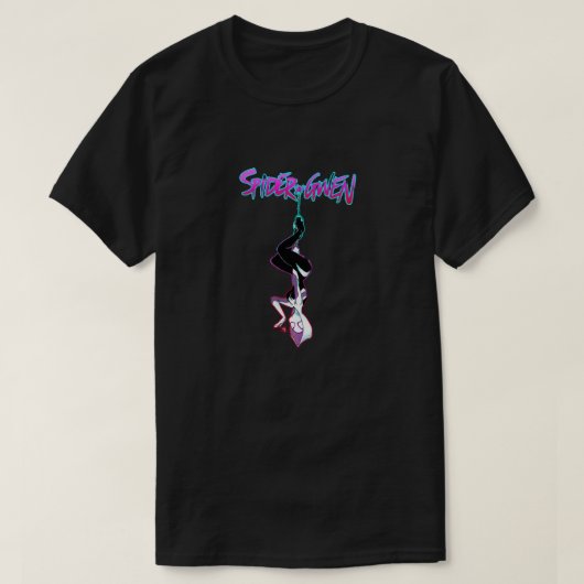 ラブリーネイバーシティスパイダーグウェン(キスキス)Tシェル Tシャツ (デザイン正面)