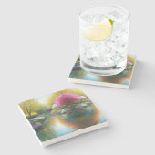 ラブリーハイドラガーガーデンストーンコースター ストーンコースター (横)