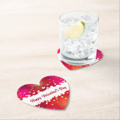 ラブリーハッピーバレンタインデーハートハートコースター ペーパーコースター (インサイチュ)