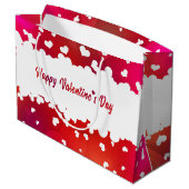 ラブリーハッピーバレンタインデーハートラージ抱き枕 ラージペーパーバッグ (裏面アングル)