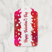 ラブリーハッピーバレンタインデーハート ギフトタグ (裏面)