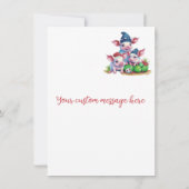 ラブリーハッピーホリデーズピッグウォータカラーカード (裏面)