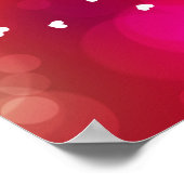 ラブリーハッピーマザーズデイハート ポスター (角)