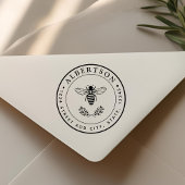 ラブリーハニービー結婚ラウンドズ差出人住所 セルフインキングスタンプ