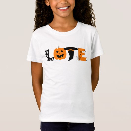ラブリーハロウィーンラブデザインTシャツ Tシャツ (正面)