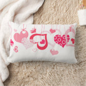 ラブリーハートつるズバレンタインキュート装飾用クッション ランバークッション (ブランケット)
