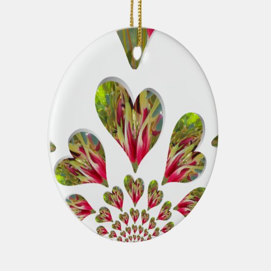 ラブリーハート人道的な日この世界が必要とするLov セラミックオーナメント (右)