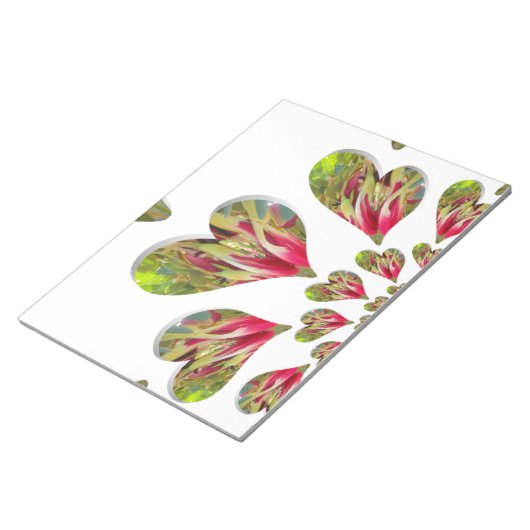 ラブリーハート人道的な日この世界が必要とするLov ノートパッド (アングル)