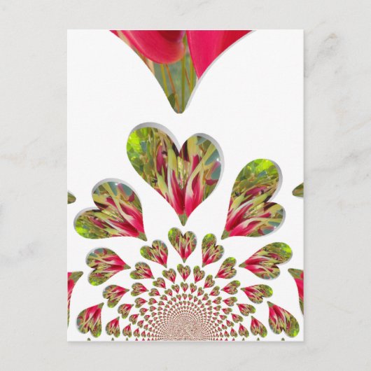 ラブリーハート人道的な日この世界が必要とするLov ポストカード (正面)