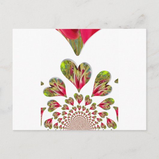 ラブリーハート人道的な日この世界が必要とするLov ポストカード (正面)