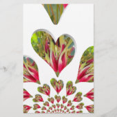 ラブリーハート人道的な日この世界が必要とするLov 便箋 (正面)