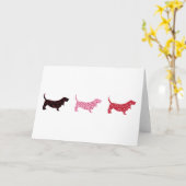 ラブリーバセット カード (黄色い花)