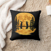 ラブリーバニーラビットムーンナイトスカイ クッション (ブランケット)