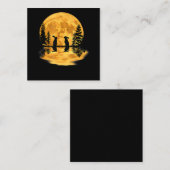 ラブリーバニーラビットムーンナイトスカイ スクエア名刺 (正面/裏面)