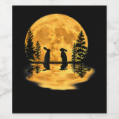 ラブリーバニーラビットムーンナイトスカイ ワインラベル (シングルラベル)