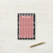 ラブリーバラつる植物 ポストイット (デスク上)