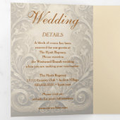 ラブリーバラ結婚ズ 三つ折り招待状 (内部最初)