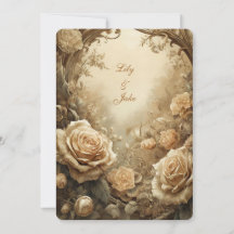 ラブリーバラ結婚式招待状