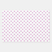 ラブリーバラ&ハートラッピング紙シート ラッピングペーパーシート (正面)