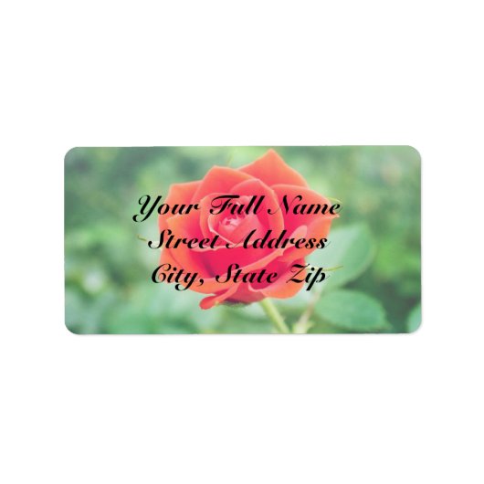 ラブリーバラ ラベル (正面)