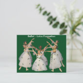 ラブリーバレエロータスフォーメーションカード ポストカード (スタンド正面)