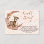 ラブリーバンビ&フラワームーンクラウドブックスベビー エンクロージャーカード (正面)