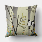 ラブリーバードカップル装飾用クッション クッション (裏面)