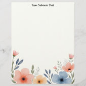 ラブリーパステルフラワーズ レターヘッド (正面)