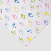 ラブリーパターンカロロームバスダイヤモンドの形状 薄葉紙 (詳細)