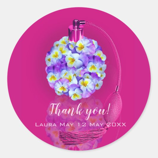 ラブリーパンシーアトマイザーバースデーパーティー ラウンドシール (正面)