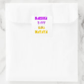 ラブリーパープルとイエローハクナマタタベビーキッズG スクエアシール (バッグ)