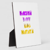 ラブリーパープルとイエローハクナマタタベビーキッズG フォトプラーク (側面)