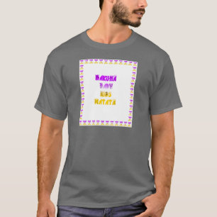 ラブリーパープルとイエローハクナマタタベビーキッズG Tシャツ