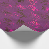 ラブリーパープルアイオブホルスラッピング紙 ラッピングペーパー (角)