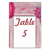 ラブリーパープルシック テーブルナンバー (裏面)