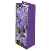 ラブリーパープルシャクドンドロンフローラ ワインギフトバッグ (正面アングル)