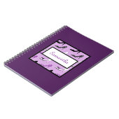 ラブリーパープルヒール ノートブック (左側)
