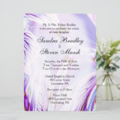 ラブリーパープルフローラ 招待状 (スタンド正面)